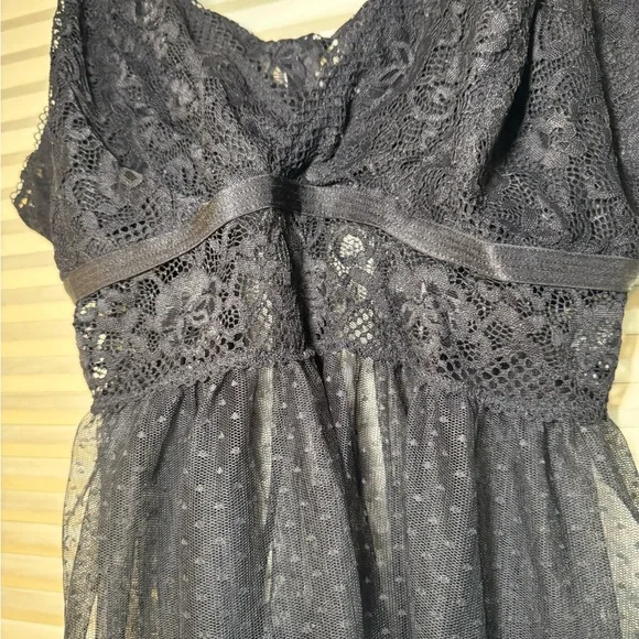 City Chic “Mia” Lace Babydoll Set – Black – Size XL – NWT - Picture 2 of 6